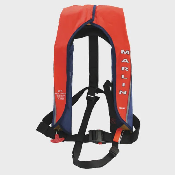 Marlin Re/Navy Junior Auto Inflatable PFD 150