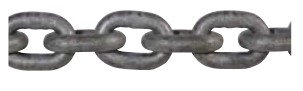 BLA SHORT LINK GALVANISED CHAIN 8MM PER METRE