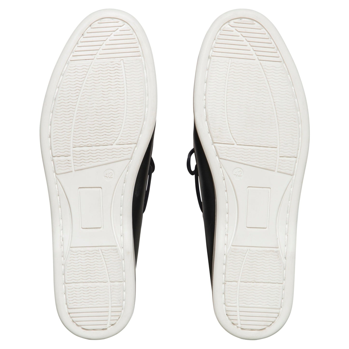 Flinders Leather Deck Shoe - Navy