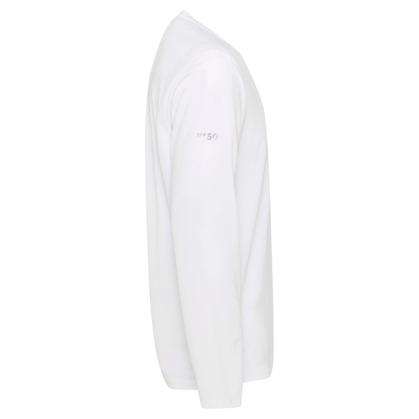 Crew Tech Tee LS - White