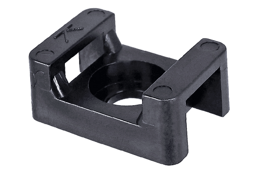 Screw Mount Base 6mm Black - each