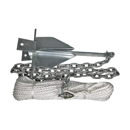 BLA SAND ANCHOR KIT PKG 6LB ANCHOR 30MX6MM ROPE 2MX6MM CHAIN