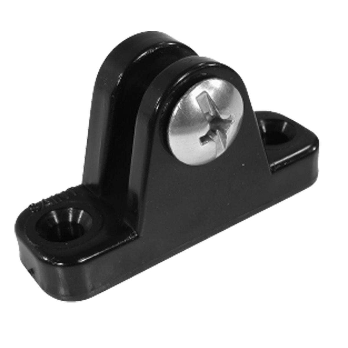 BLA FIXED CANOPY DECK MOUNTS BLACK NYLON 55X20MM
