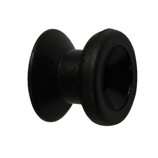 BLA NYLON SHOCK CORD BUTTONS BLACK 5X13MM