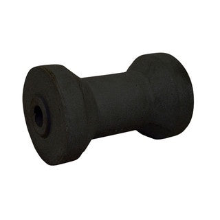 Trailer Rollers :  Black Rubber