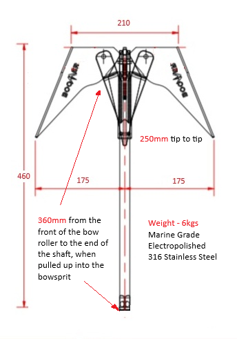 Boomer All Terrain Anchor - PRE-ORDER TO AVOID DISSAPOINTMENT! Next order due mid June