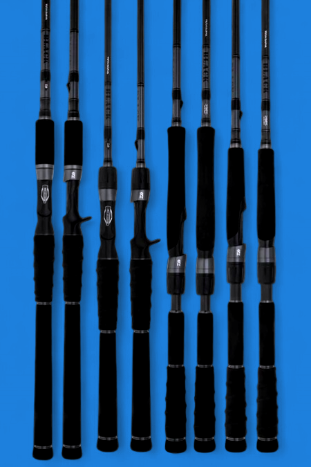 DAIWA  23 TD BLACK SPIN RODS